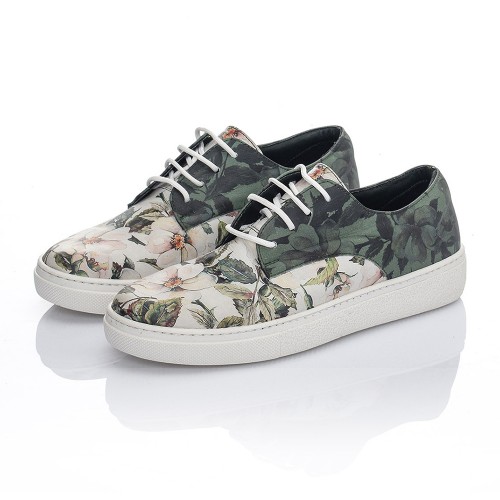 Gerçek deri Kadın Günlük Sneaker 7018-Bennie