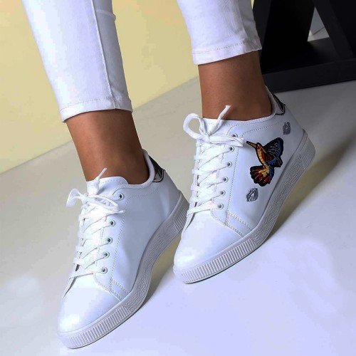 Kuş Desenli vans ayakkabı JS-2158-1